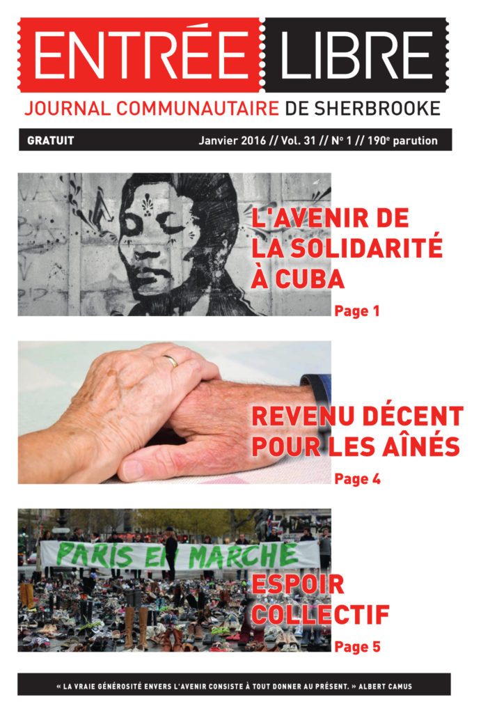 Couverture de la parution #190 janvier 2016