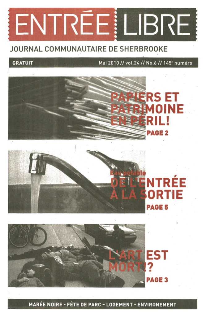 Couverture de la parution #145 Avril 2010