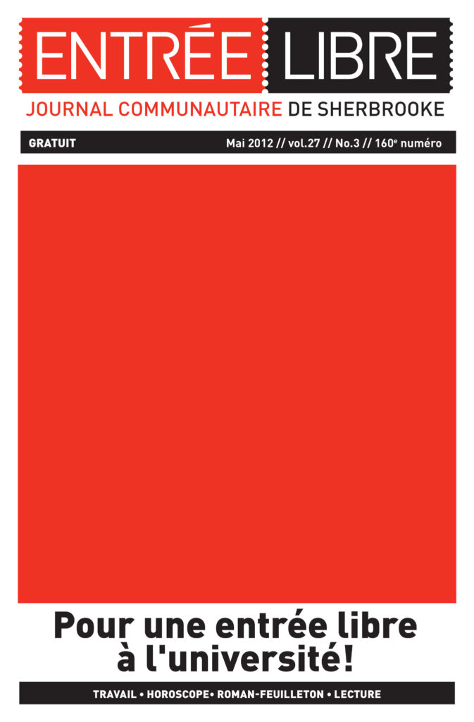 Couverture de la parution #160 Mai 2012