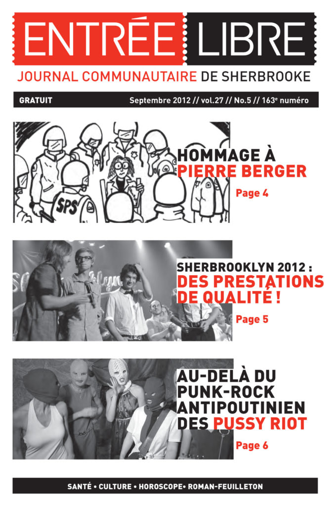 Couverture de la parution #163 Septembre 2012