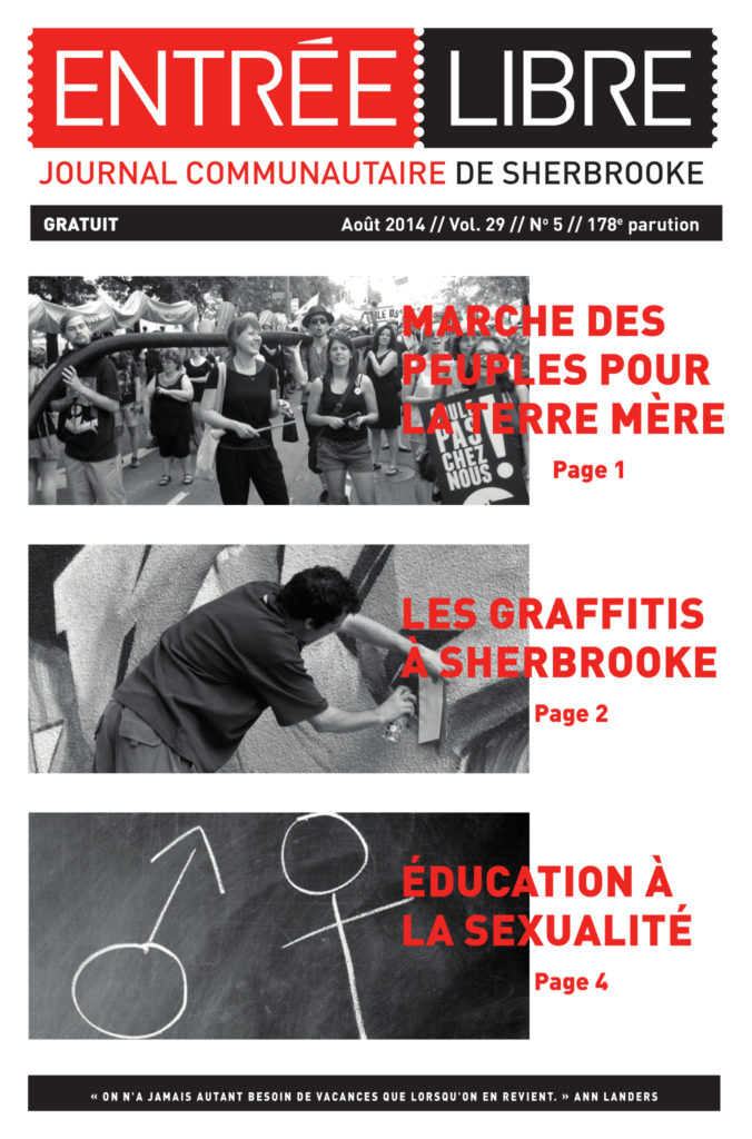 Couverture de la parution #178 Août 2014