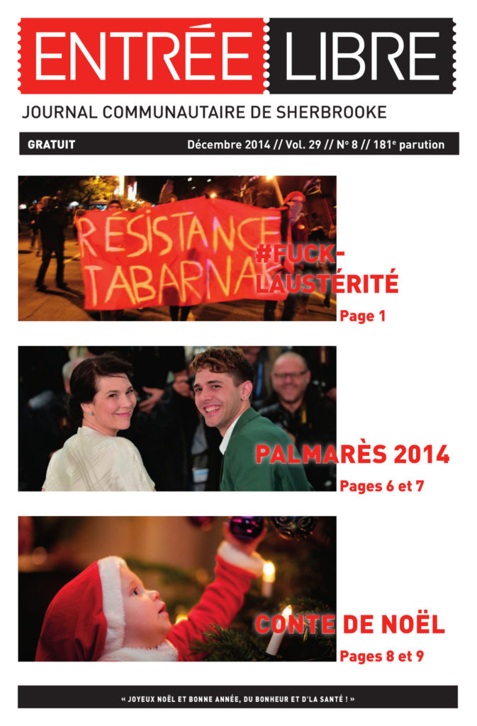 Couverture de la parution #181 Décembre 2014
