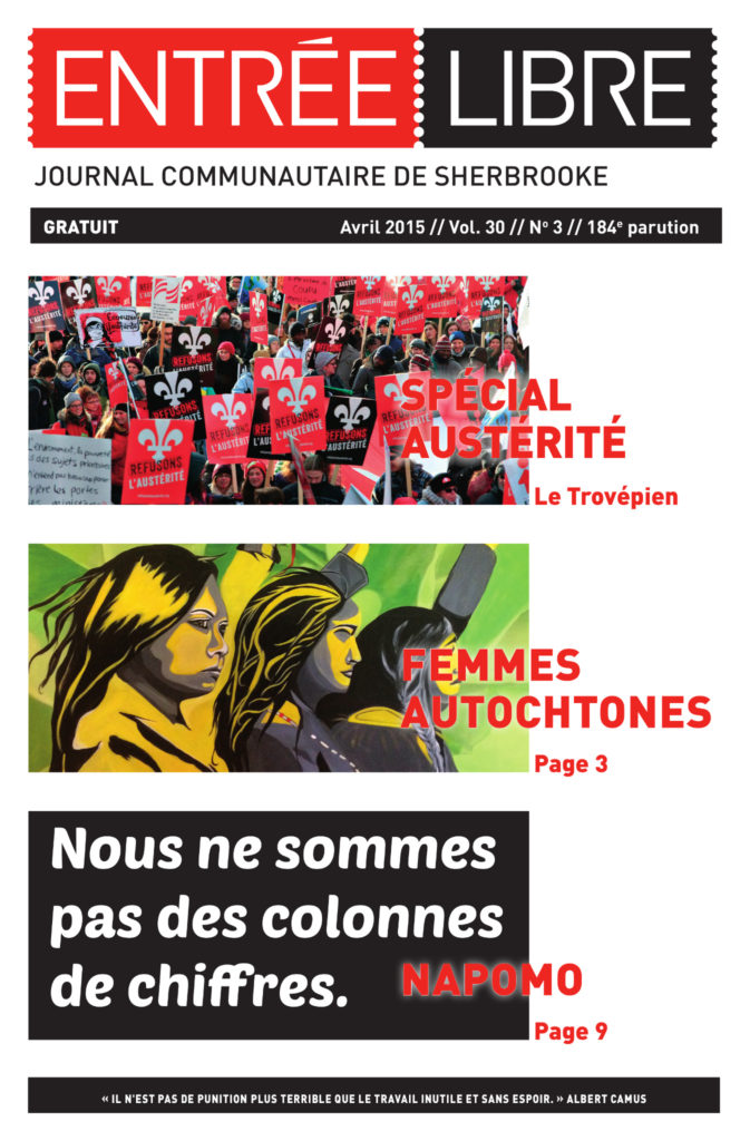 Couverture de la parution #184 Avril 2015