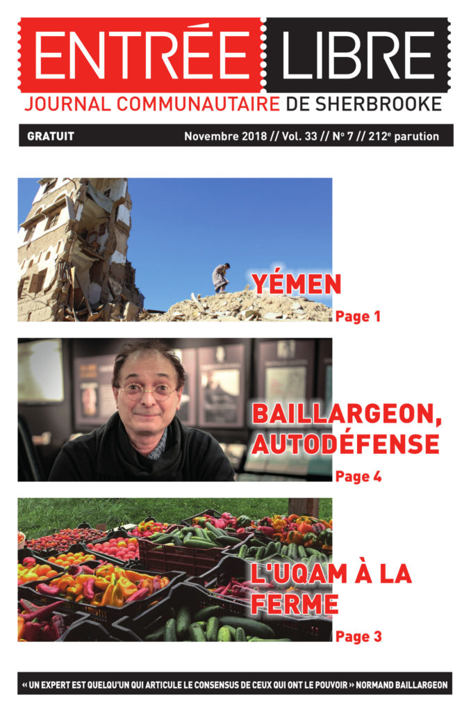 Couverture de la parution #212 novembre 2018