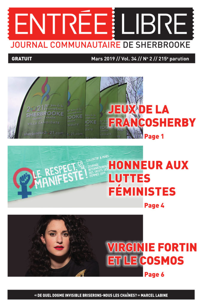 Couverture de la parution #215 mars 2019