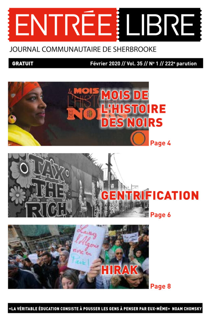 Couverture de la parution #222 février 2020