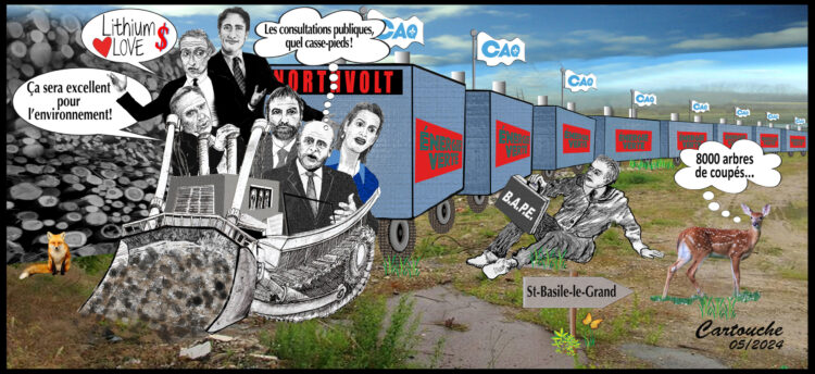 caricature de Cartouche